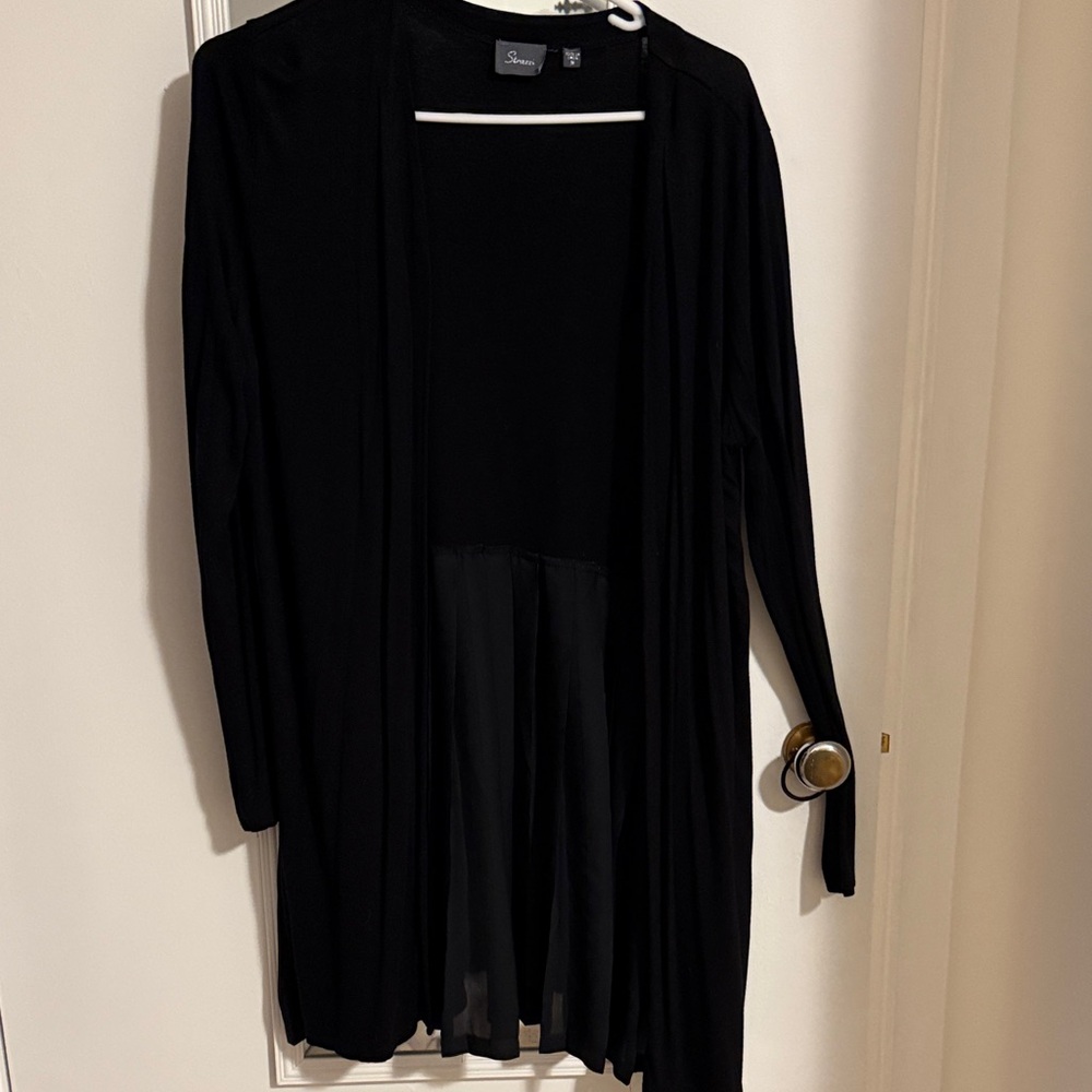 Chic Black Women's Cardigan